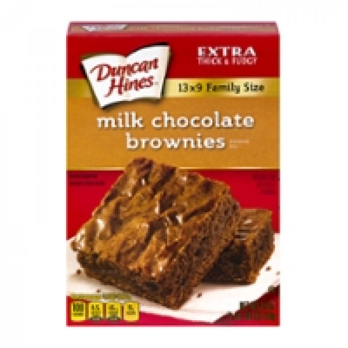 Duncan Hines Brownie Mix Milk Chocolate Family Size