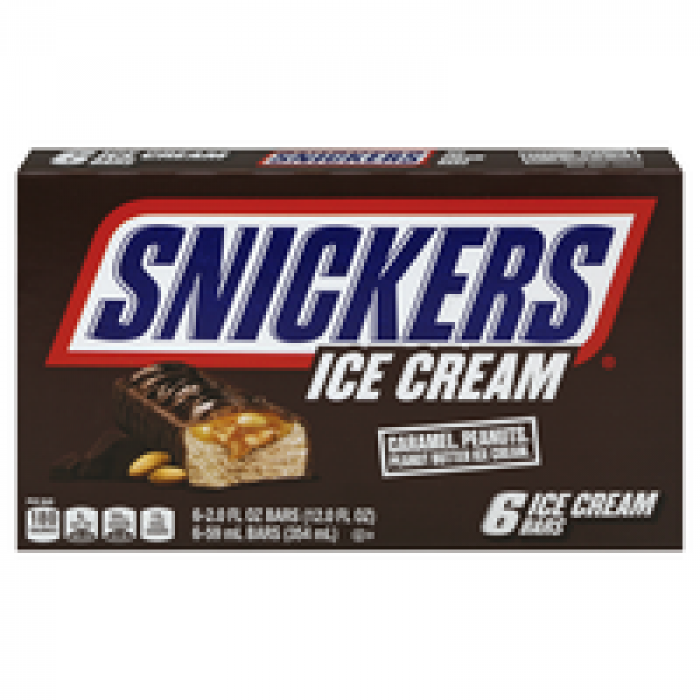 Snickers Ice Cream Bars - 6 ct